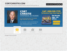 Tablet Screenshot of cortchristie.com